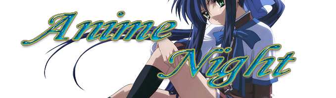 Logotipo animado Anime Night